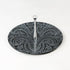 Black Engraved Single Tier Tray